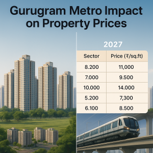 Gurugram Metro Impact on Property Prices (2025–2027)