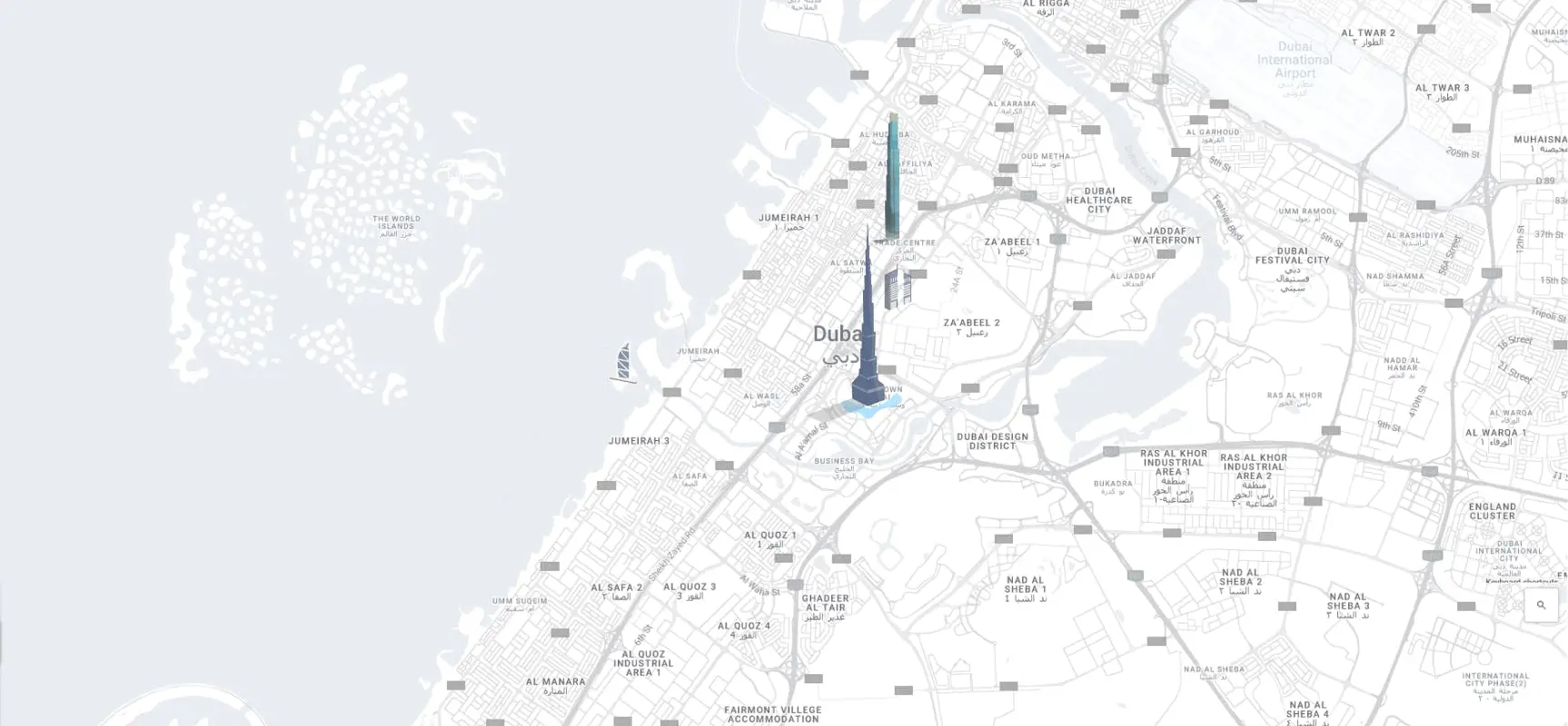 Burj Azizi location details